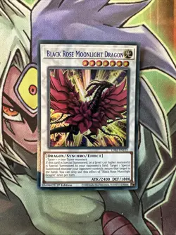 LDS2-EN112 Black Rose Moonlight Dragon Blue Ultra 1st Edition NM Yugioh Card - Image 1