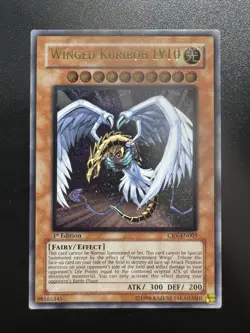 Yu-Gi-Oh! Winged Kuriboh Lv10 CRV-EN005 1st Edition Ultimate Rare Euro - Image 1