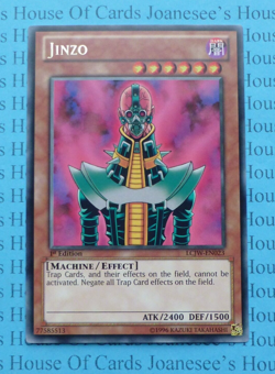 Jinzo LCJW-EN023 Rare Yu-Gi-Oh Card 1st Edition New - Image 1