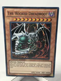 Yugioh The Wicked Dreadroot CT07-EN015 Super Rare - Image 1