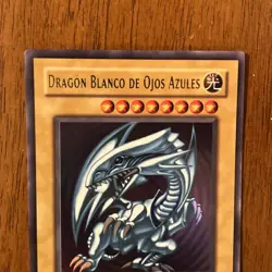 Blue-eyes White Dragon Spanish BIK-S001 First Edition Rare Vintage Yugioh Card - Image 3