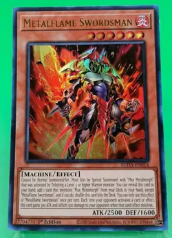 Yu-Gi-Oh! Metalflame Swordsman Ultra Rare 1st Ed SUDA-EN014 - Image 1