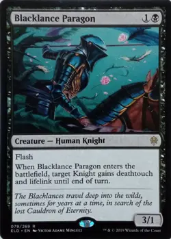 079/269 BLACKLANCE PARAGON RARE THRONE OF ELDRAINE MTG CARD - Image 1