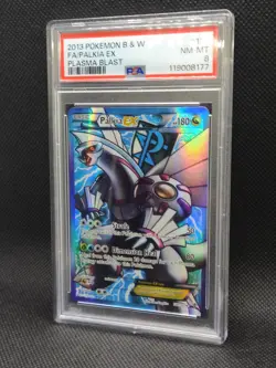 Pokemon Palkia EX TCG Full Art Holo Ultra Rare Card 100/101 Plasma Blast Psa 8 - Image 2