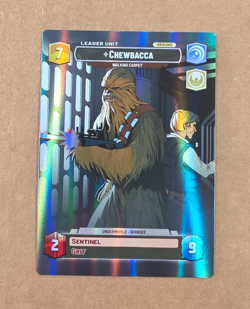 Star Wars Unlimited TCG SOR Chewbacca Walking Carpet Showcase Foil Card #255 - Image 1