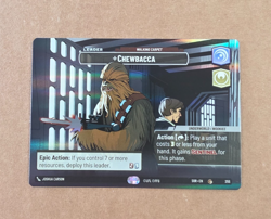 Star Wars Unlimited TCG SOR Chewbacca Walking Carpet Showcase Foil Card #255 - Image 2