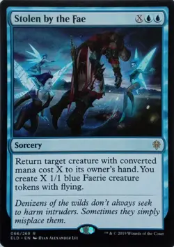 066/269 STOLEN BY THE FAE RARE THRONE OF ELDRAINE MTG CARD - Image 1
