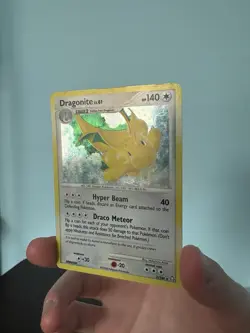 Dragonite LV 61 Holo Rare 2/146 Legends Awakened Pokemon Card NM 2008 Vintage - Image 2