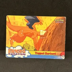 Pokemon 1999 Topps Movie Card #51 “Trapped Charizard” - MP - Image 1