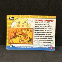 Pokemon 1999 Topps Movie Card #51 “Trapped Charizard” - MP - Image 2