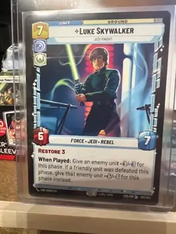 Star Wars Unlimited TCG SOR Luke Skywalker Jedi Knight Card 051/252 Non-Foil - Image 1
