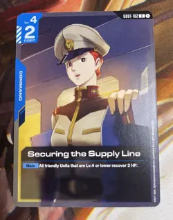 Gundam Card Game Securing The Supply Line GD01-102 U - Image 1