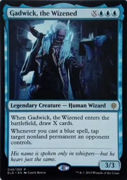 048/269 GADWICK, THE WIZENED RARE THRONE OF ELDRAINE MTG CARD - Image 1