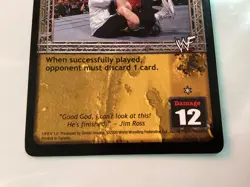 2000 WWE Raw Deal WWE Piledriver #1/PR Promo Card - Image 3