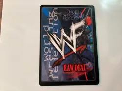 2000 WWE Raw Deal WWE Piledriver #1/PR Promo Card - Image 4