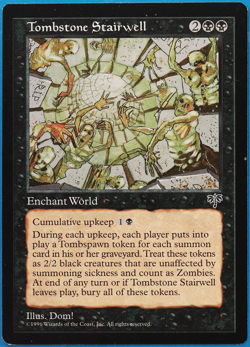 Tombstone Stairwell Mirage NM (Reserved List MTG Magic Card) (499541) ABUGames - Image 1