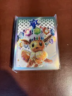 Pokemon TCG Eevee Sealed Card Sleeves x65 from Prismatic Evolutions ETB - Image 1