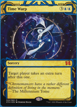Time Warp (ETCHED) Strixhaven Mystical Archive NM Etched CARD (499539) ABUGames - Image 1