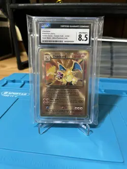 🔥 CHARIZARD METAL CARD ~ POKEMON CELEBRATIONS ~ CGC 8.5 - Image 1