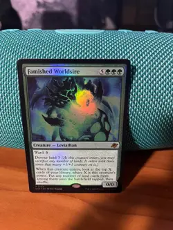 MTG Famished Worldsire Edge of Eternities Foil (0182) NM FREE SHIPPING - Image 1