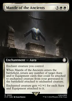 MTG Mantle of the Ancients - Surge Foil - Extended Art, NM-Mint, English Univers - Image 1