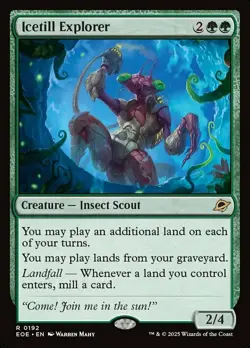 MTG Icetill Explorer - Foil, Light Play, English Edge of Eternities - Image 1