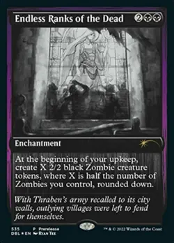 MTG Endless Ranks of the Dead (535) - Foil, Light Play, English Promo: Prereleas - Image 1