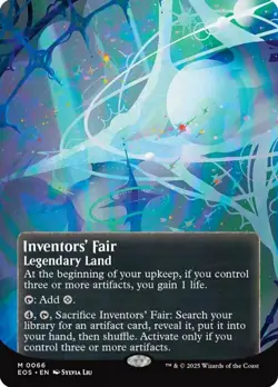 MTG Inventors' Fair (0066) - Foil - Borderless, NM-Mint, English Edge of Eternit - Image 1