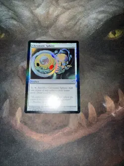 MTG Chromatic Sphere Foil Mirrodin NM Artifact Old Border Mana Fix Rare - Image 1