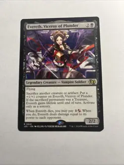 Evereth, Viceroy of Plunder (Anime) - Foundations Jumpstart MTG Plus Bonus Rare! - Image 1
