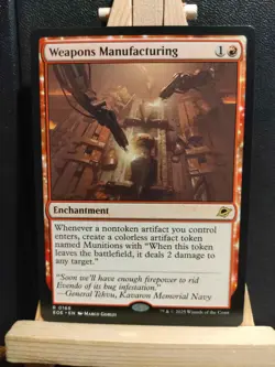 Weapons Manufacturing - Edge of Eternities - Rare - NM (See pics) MTG - Image 1