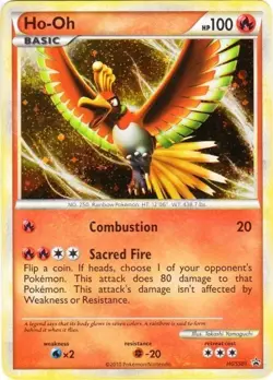 Heavily Played Ho-Oh (HGSS Promo 1) - HGSS01 - Promotional Pokemon HGSS Promos - Image 1
