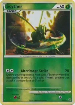 Lightly Played Scyther - 36/90 - Uncommon - Reverse Holo Pokemon Undaunted - Image 1