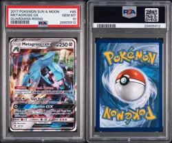Pokemon TCG Guardians Rising Metagross GX Ultra Rare Card 85/145 PSA 10 - Image 3
