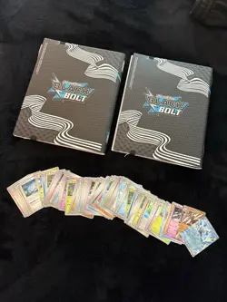 Pokemon Black Bolt White Flare Mega Lot - 2 Binders and Bulk Cards - NO PACKS - Image 2