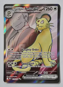 Pokemon Destined Rivals Team Rocket's Persian ex SET 2x Cards NM ENGLISH 150 219 - Image 4