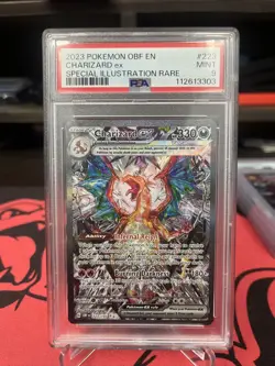 2023 Pokemon OBF Charizard EX Special Illustration Rare PSA 9 - Image 1