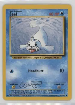 Seel Pokemon Base Set #41 1999 0kb5 - Image 1