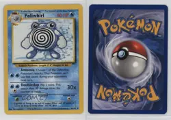 Poliwhirl Pokemon Base Set #38 1999 0kb5 - Image 3