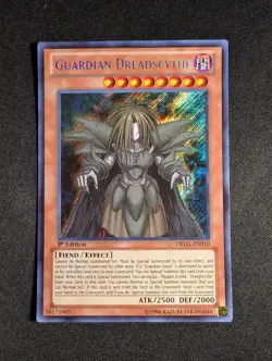 Yugioh - Guardian Dreadscythe DRLG-EN010 1st Edition Secret Rare NM - Image 1
