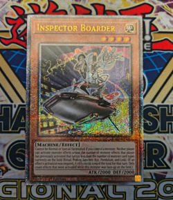 Yugioh TCG Inspector Boarder RA01-EN010 Quarter Century Rare Near Mint - Image 1