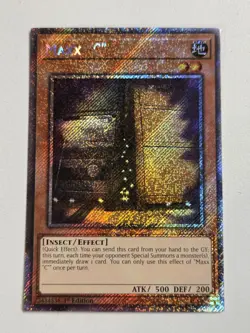 Maxx "C" RA04-EN150 Platinum Secret Rare Yugioh Card 1st Edition Mint PSR - Image 1
