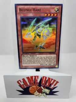 YuGiOh Bujingi Hare LVAL-EN030 1st Edition Super Rare LP - Image 1