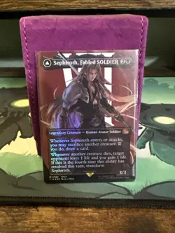 Sephiroth, Fabled SOLDIER (Borderless) (0382) Final Fantasy Foil - Image 1