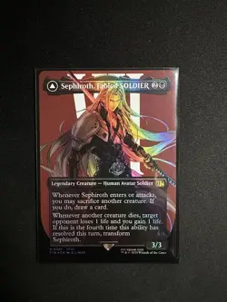 Sephiroth, Fabled SOLDIER (Borderless) (0382) Final Fantasy Foil - Image 2