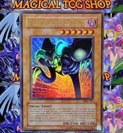 Yugioh Toon Summoned Skull Magic Ruler Ultra Rare MRL-073 Konami 2002 - Image 1