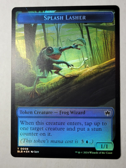 Rat/Splash Lasher -Foil Token- BLOOMBURROW BLB mtg LP - Image 2