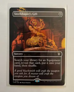 MTG - Commander Masters - Steelshaper's Gift Borderless - Rare 0629 - Image 1
