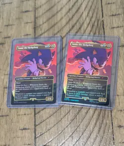 Sonic the Hedgehog (Rainbow Foil) Secret Lair Drop Foil - Image 2