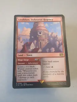 x1 Lindblum, Industrial Regency // Mage Siege FIN Final Fantasy MTG 285 M/NM 1x - Image 1